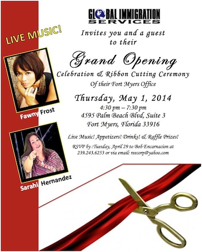 GRAND OPENING CELEBRATION & RIBBON CUTTING CEREMONY