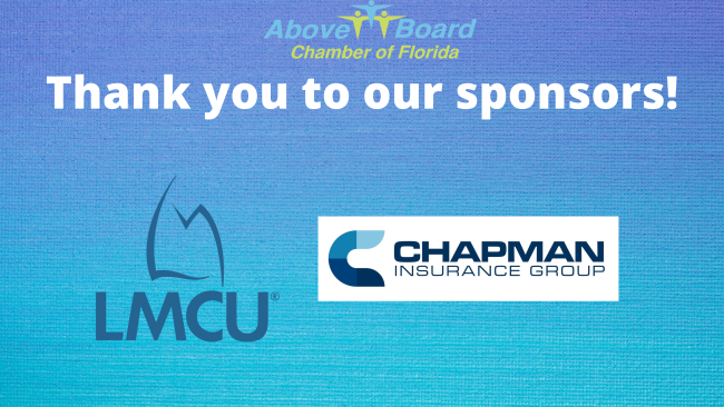 Event Sponsors LMCU and Chapman Insurance