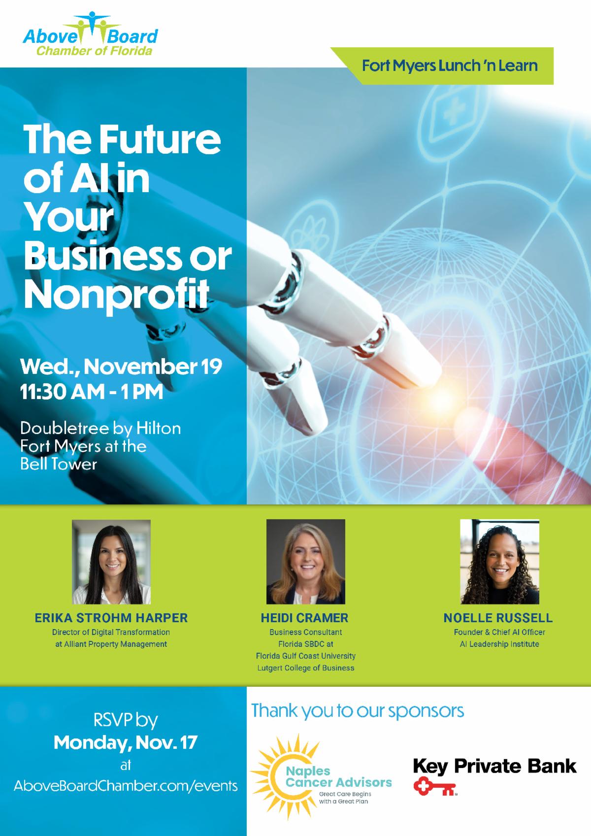 Fort Myers: The Future of AI in Your Business or Nonprofit